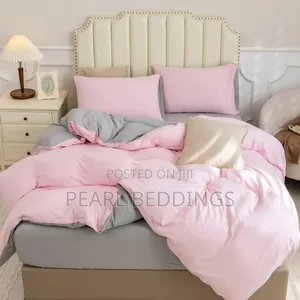 Reversible Luxurious 100% Cotton Plain Color 7pcs Duvet Set Available