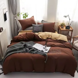 Reversible Luxurious 100% Cotton Plain Color 7pcs Duvet Set Available