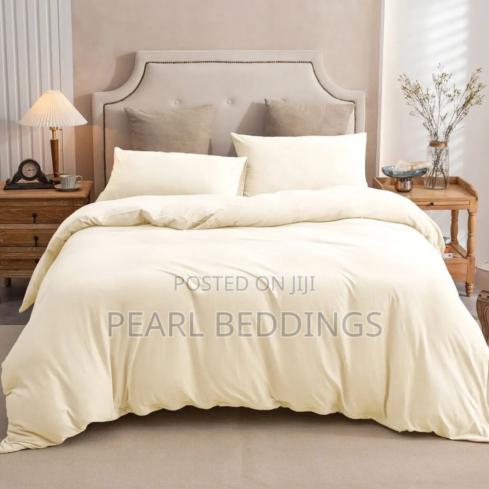 Reversible Luxurious 100% Cotton Plain Color 7pcs Duvet Set Available