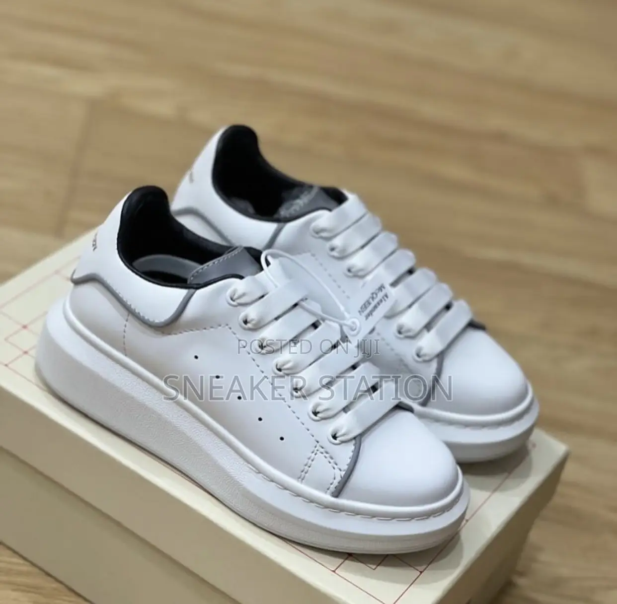 Alexander Mcqueen All White Sneaker