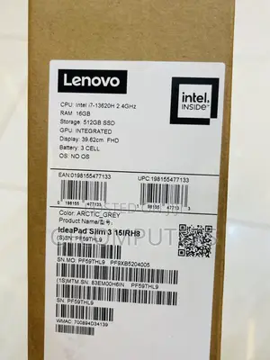 New Laptop Lenovo Ideapad 3 16GB Intel Core i7 SSD 512GB