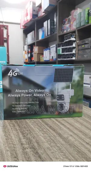 4g Dual Lens Solar Camera With Battery Aov