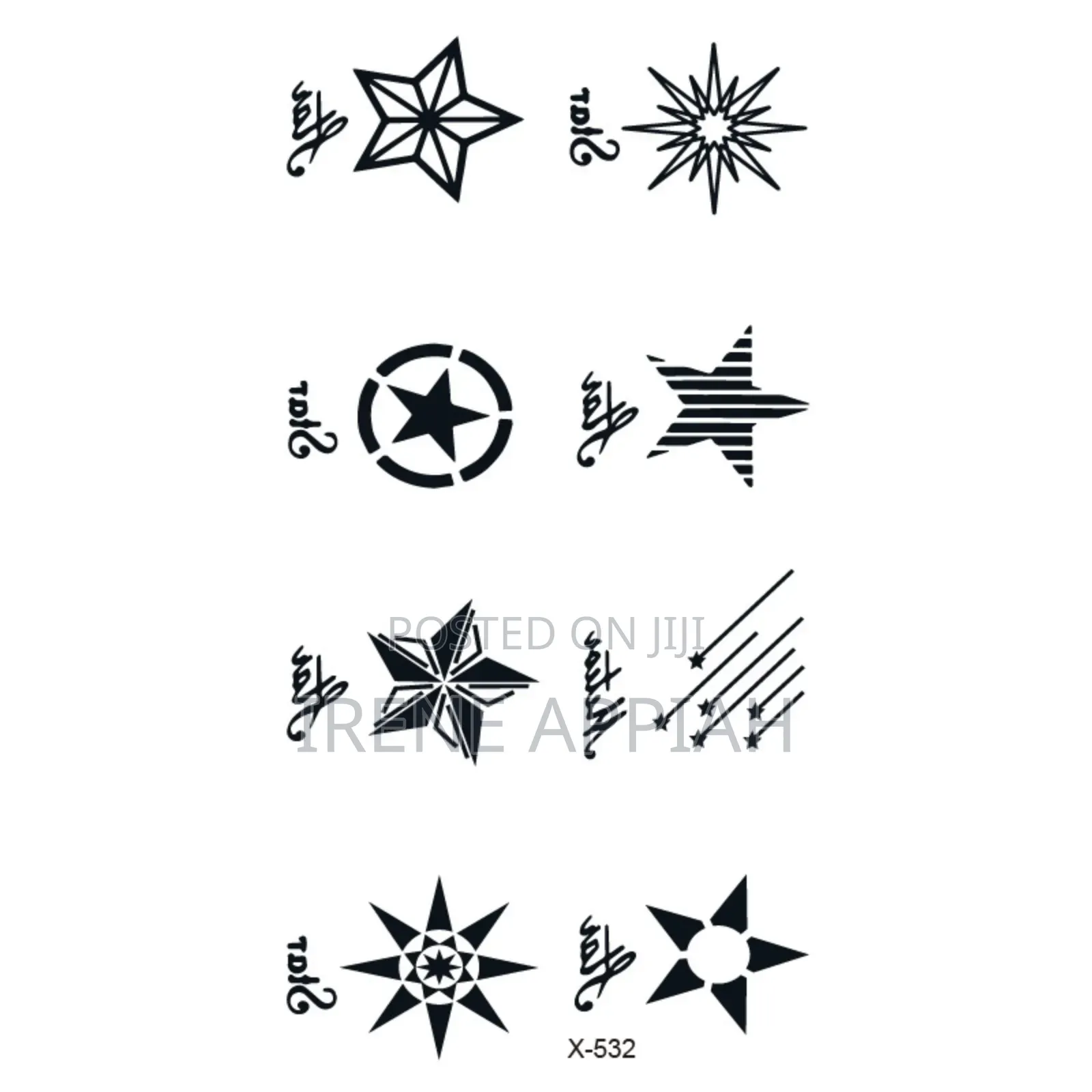 Mini Temporary Tattoos