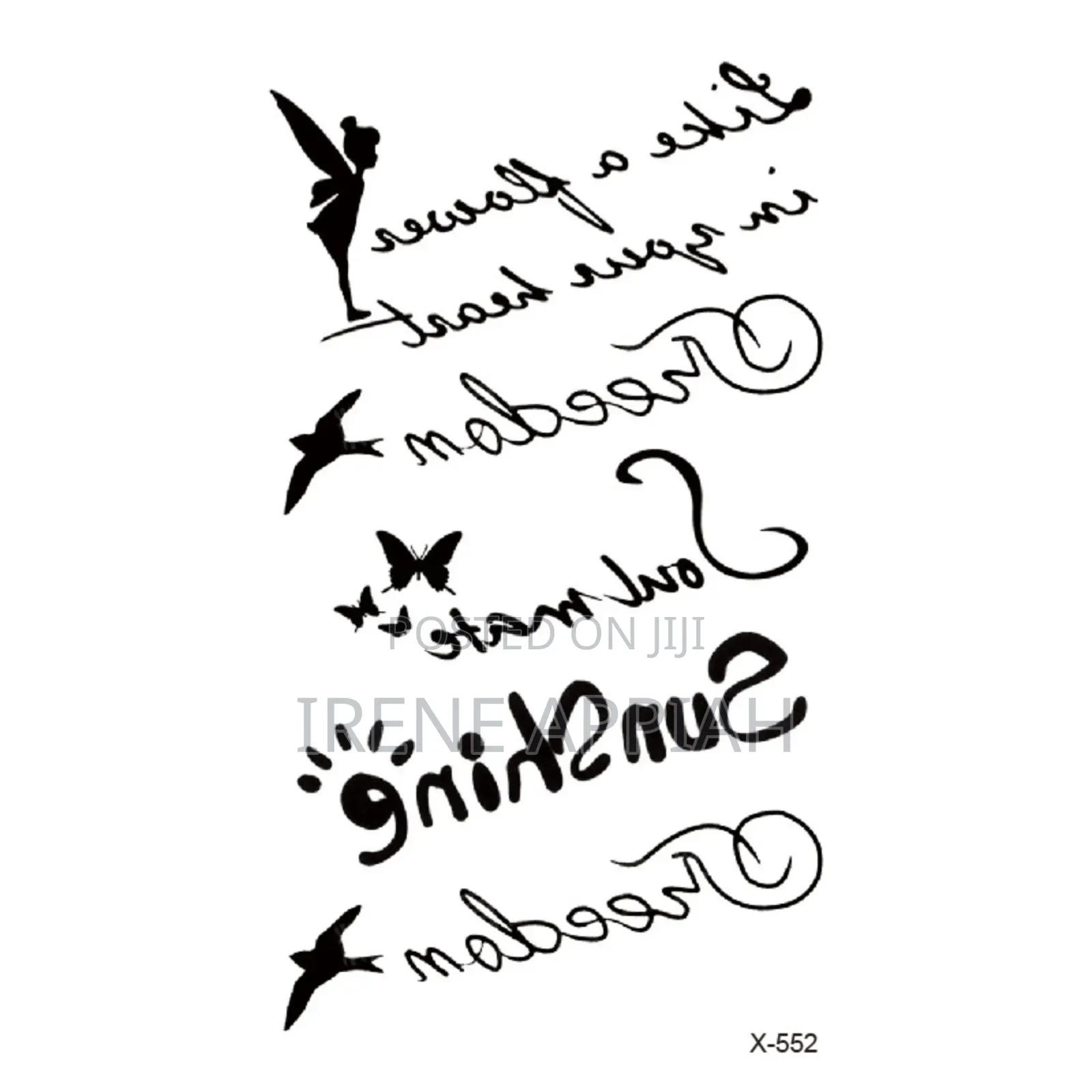 Mini Temporary Tattoos