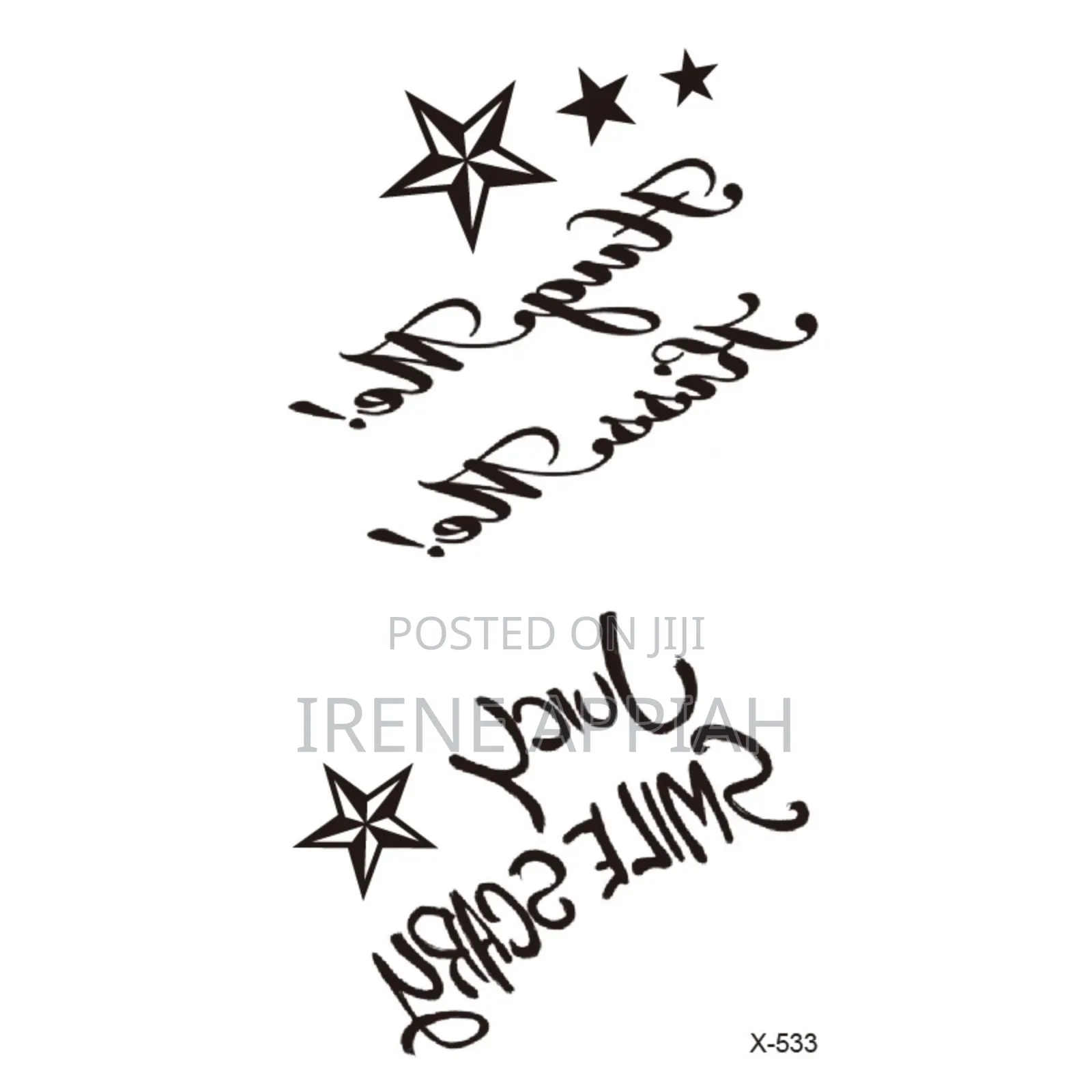Mini Temporary Tattoos