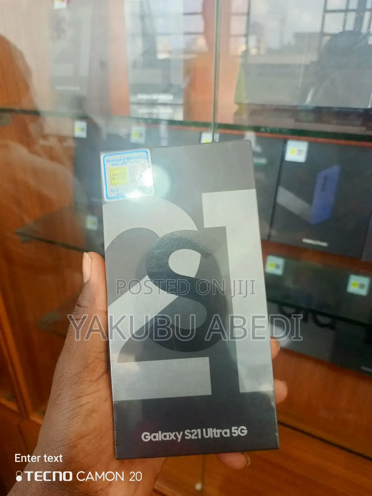 New Samsung Galaxy S21 Ultra 5G 256 GB Black