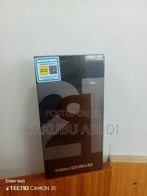 New Samsung Galaxy S21 Ultra 5G 256 GB Black
