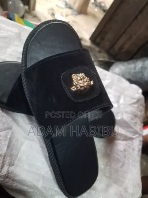 A Nice Suede Leather Slippers