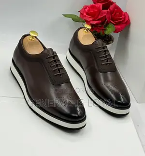 Berluti Dark Coffee Leather Men Easywear Shoe