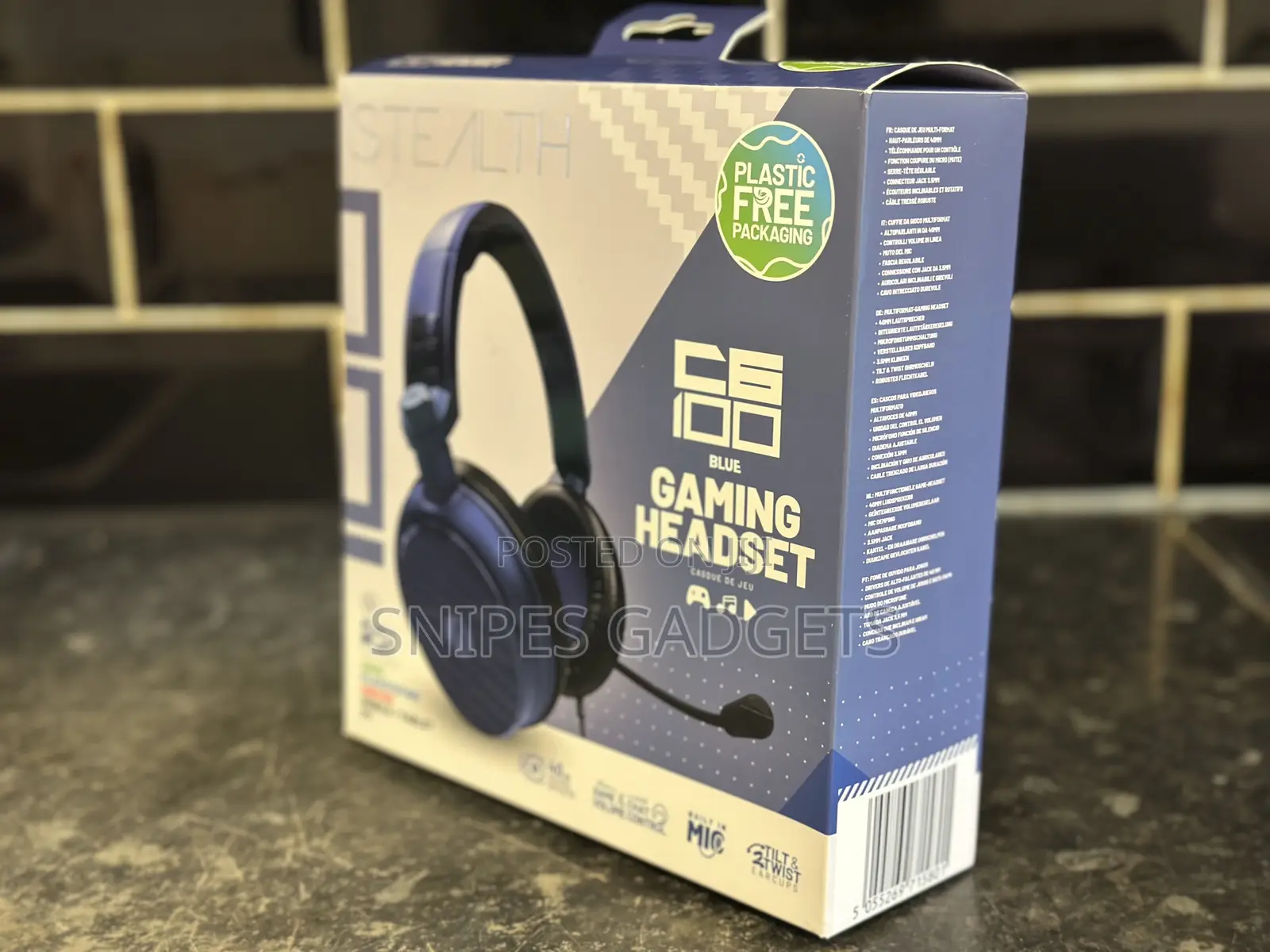 Stealth C6-100 Blue Gaming Headset Ps4/Ps5, Xbox, Nintendo Switch, Pc