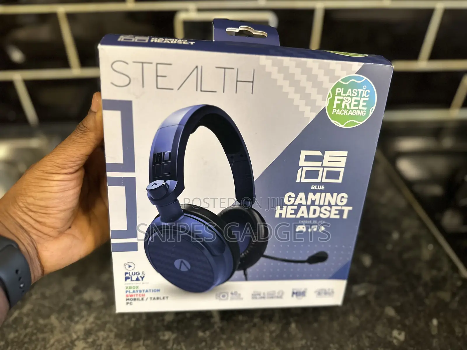 Stealth C6-100 Blue Gaming Headset Ps4/Ps5, Xbox, Nintendo Switch, Pc