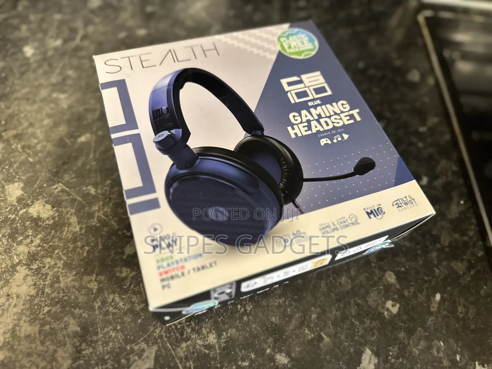 Stealth C6-100 Blue Gaming Headset Ps4/Ps5, Xbox, Nintendo Switch, Pc