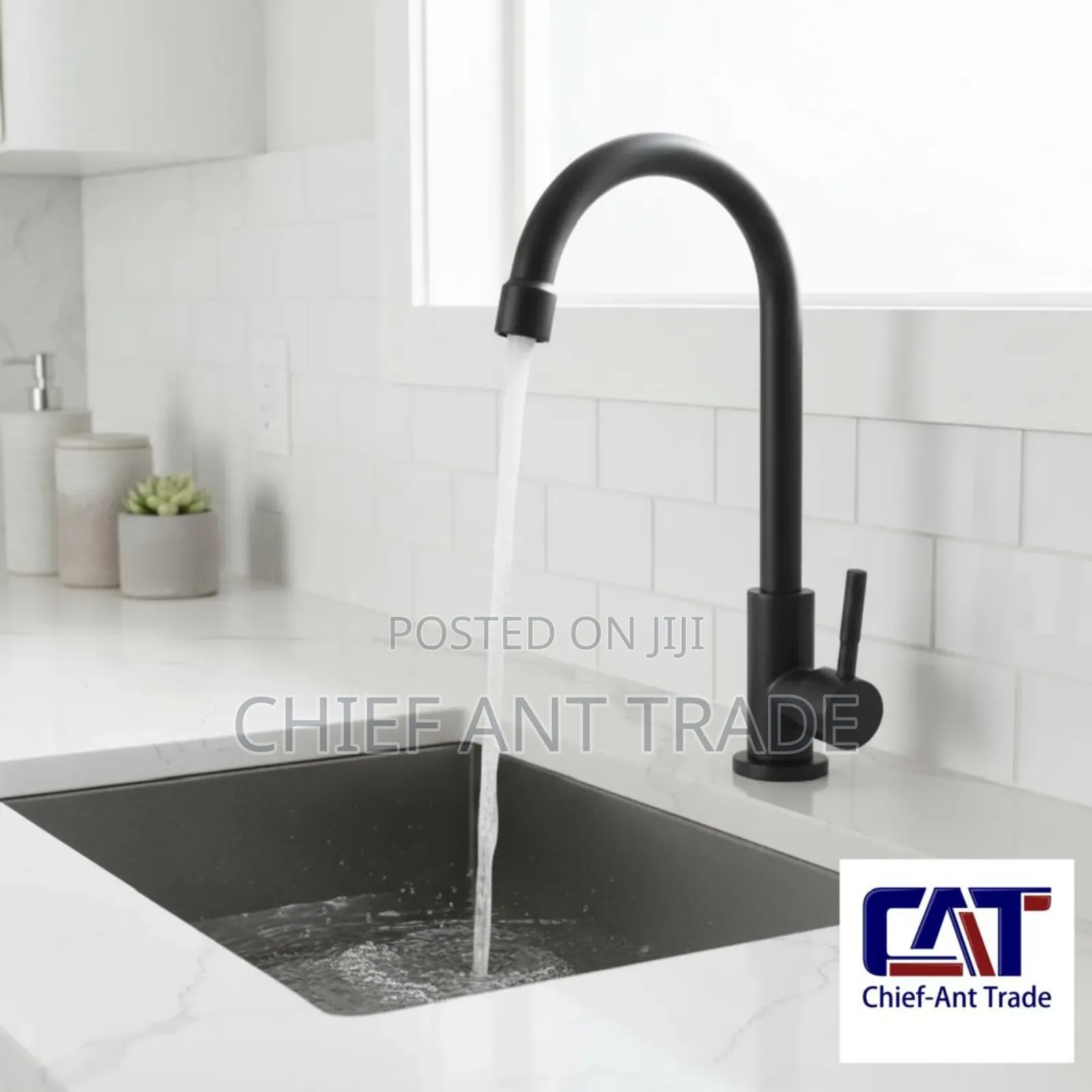 Black Kitchen Faucet Tap W2008k