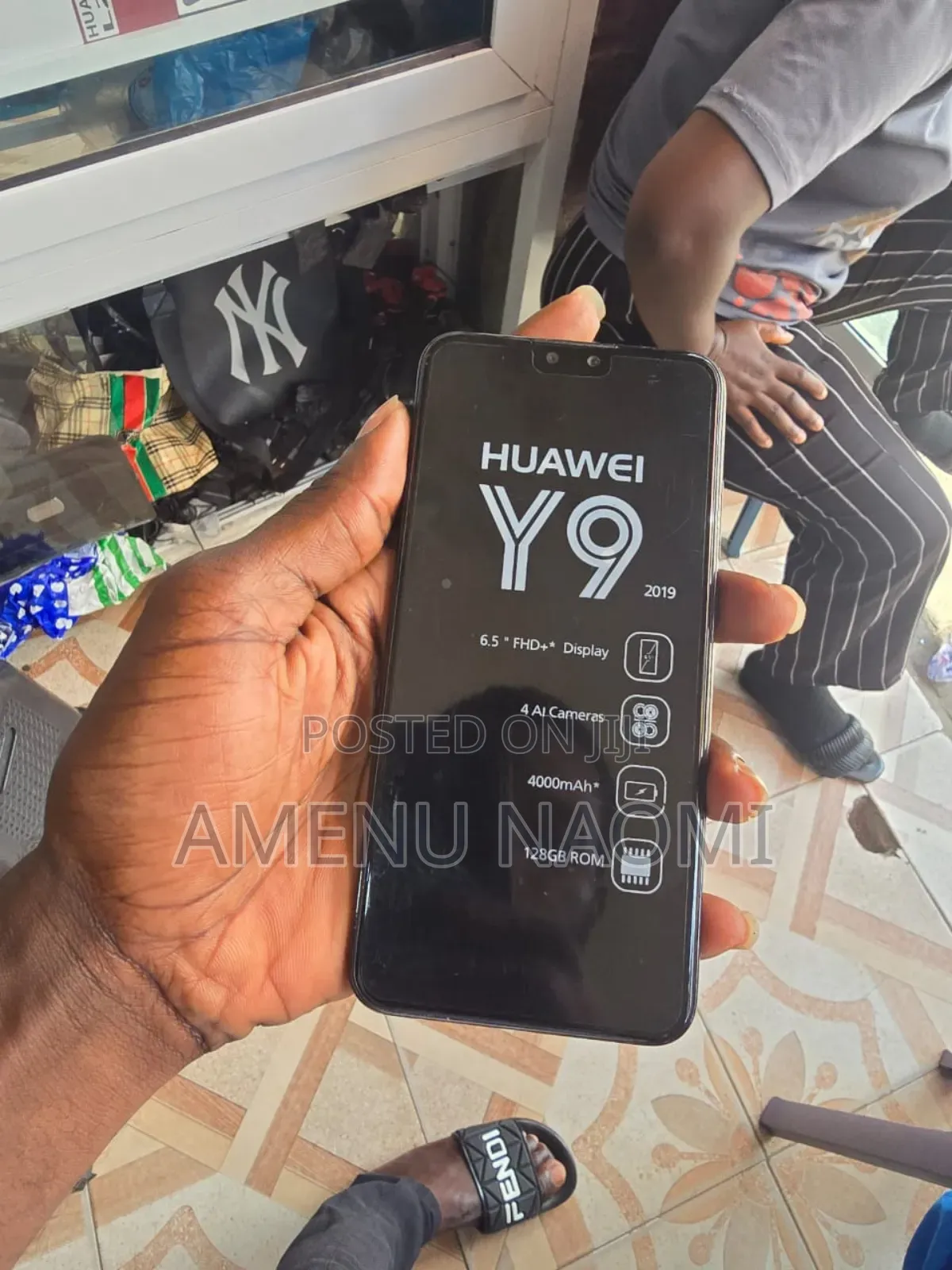 New Huawei Y9 128 GB Black