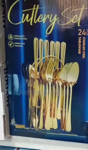 Gold Plated Cutlery Set