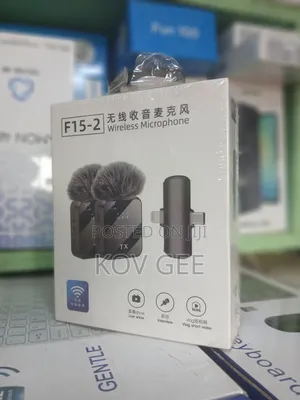 Microphone 2in1 Wireless Lavalier F15-2 Usb Type C + I Phone
