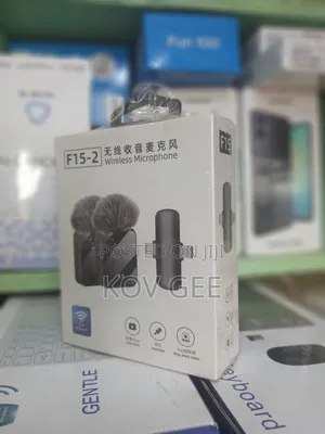 Microphone 2in1 Wireless Lavalier F15-2 Usb Type C + I Phone