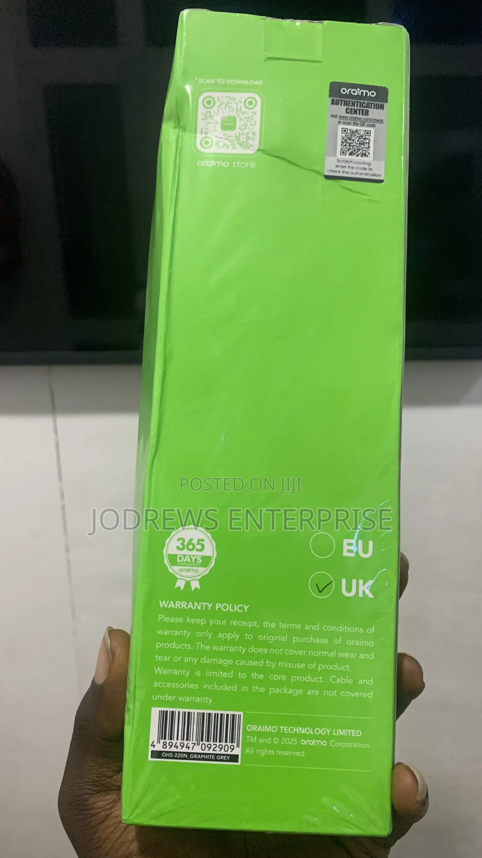 Oraimo Sleekwave Hair Straightener Brush