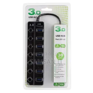 7 Ports 3.0 Usb Hub With Switches