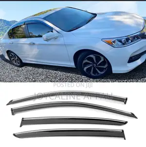 Honda Accord 2014 to 2017 Window Door Visor/Rain Guard Chrome