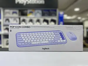 Logitech Pop Icon Wireless Keyboard Mouse Combo