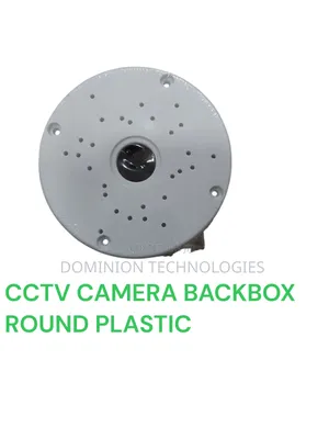 CCTV Camera Backbox Round Plastic