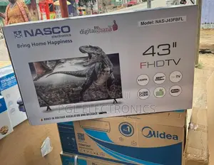 Nasco FHD Led 43" Digital Satellite Tv | Hdmi | Vga | Usb