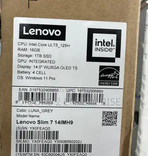 New Laptop Lenovo 16GB Intel Core Ultra 5 SSD 1T