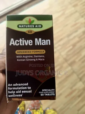 Active Man Capsules (Damiana, Korean Ginseng Maca)