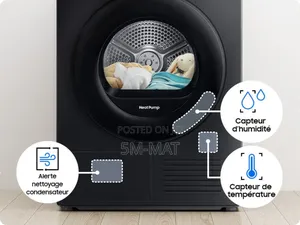 Samsung Tumble Dryer Optimal Dry / 9kg-Dv90dg52a0abef