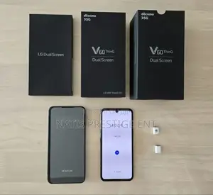 New LG V60 ThinQ 5G UW 128 GB Black