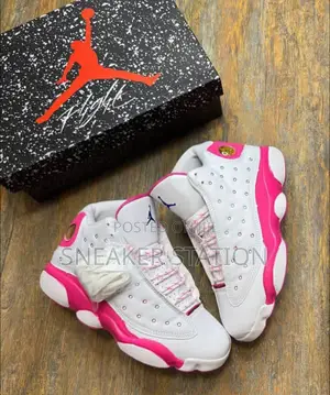 Air Jordan Retro 13 Pink/White