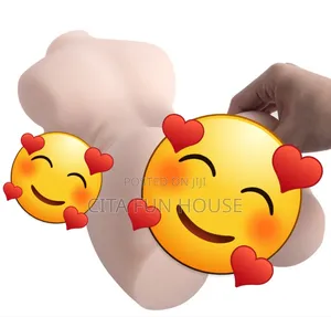Half Size Realistic Doll Vaginal/Anal Breast Silicon Male Masturbator