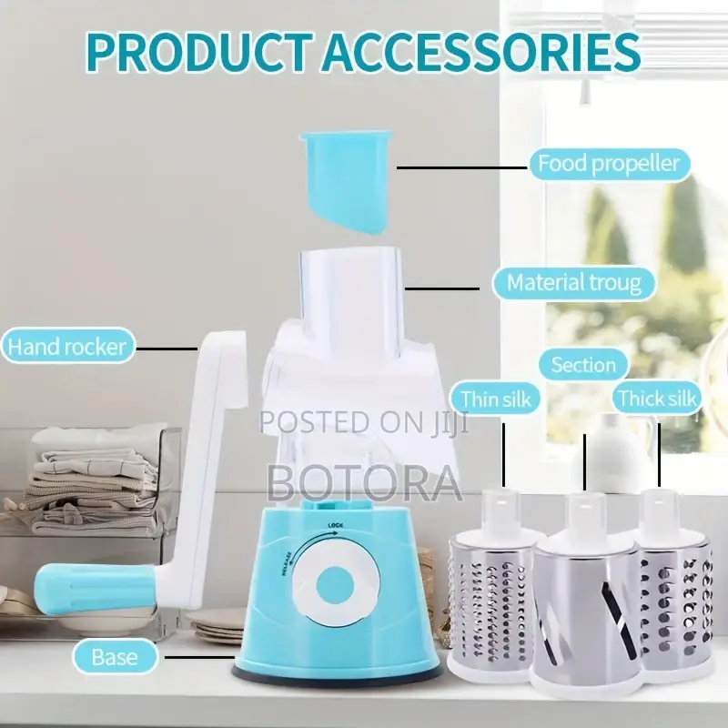 Multifunctional Three -in-one Table Top Grater