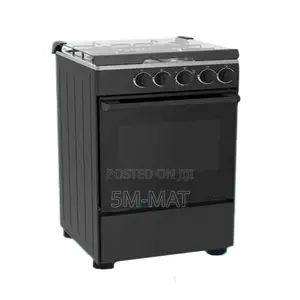 60x60 Nasco Nasgc-Sniper60b Gas Cooker - 4 Burners - Black