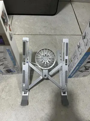 Metal Laptop Stand With With Detachable Fan