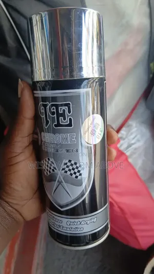 Chrome Sliver Anti Rust Oil Can Spray Available