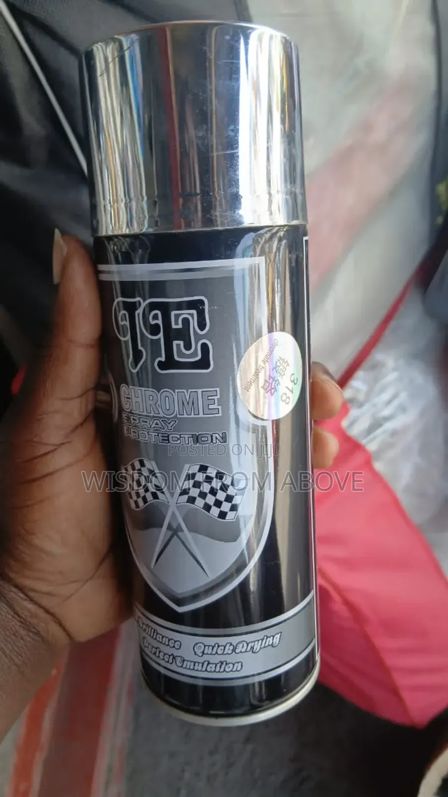 Chrome Sliver Anti Rust Oil Can Spray Available