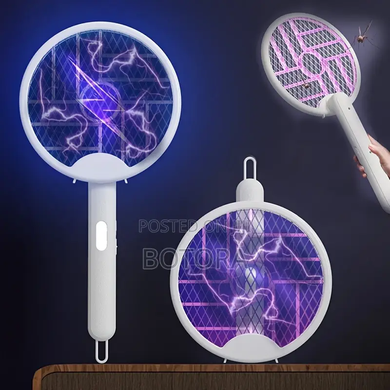 3-in-1 Foldable Electric Mosquito Swatter
