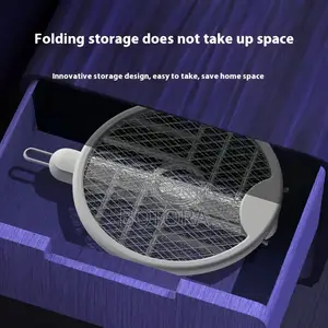 3-in-1 Foldable Electric Mosquito Swatter