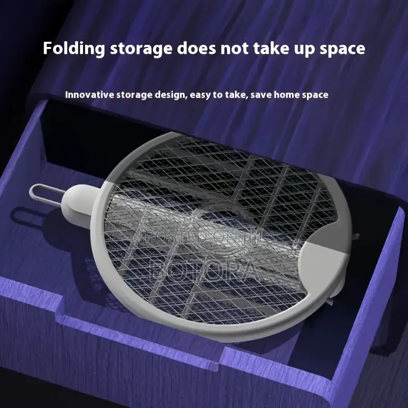 3-in-1 Foldable Electric Mosquito Swatter