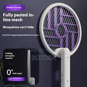 3-in-1 Foldable Electric Mosquito Swatter