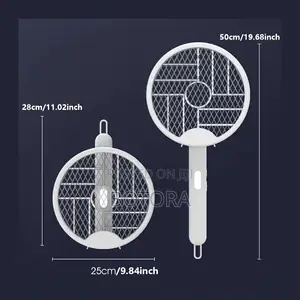 3-in-1 Foldable Electric Mosquito Swatter