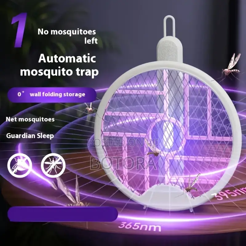 3-in-1 Foldable Electric Mosquito Swatter