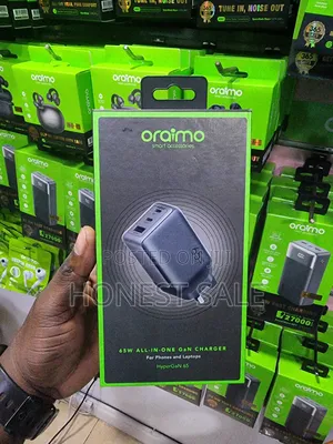 Oraimo Hypergan 65 65w Gan Wall Charger Kit With 100w Cc Cable