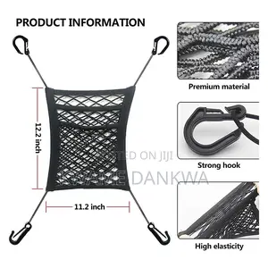 Universal Double Layer Car Mesh Organizer