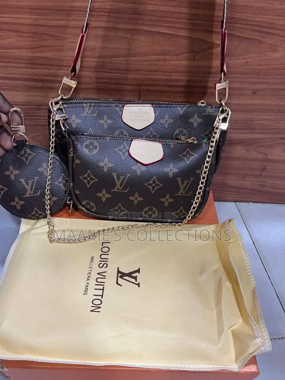 Louis Vuitton Pochette Crossbody Bag 3 in 1 (In a Box)
