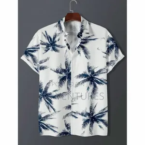 Versatile 3d Printed Coconut Tree Short Sleeved Shirt