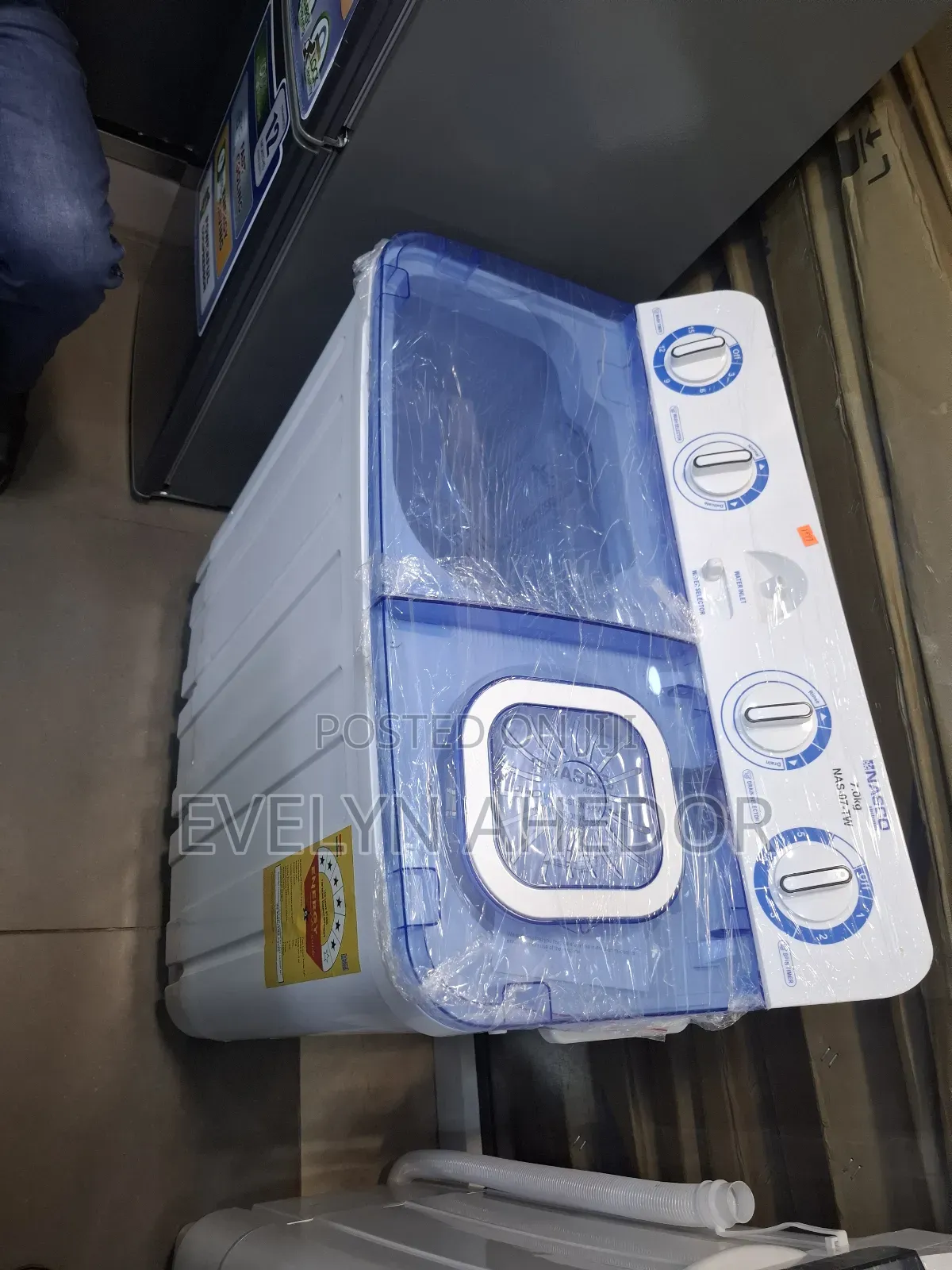 Nasco Six Star Energy Efficiency Washing Machine Semi Automatic 7kg