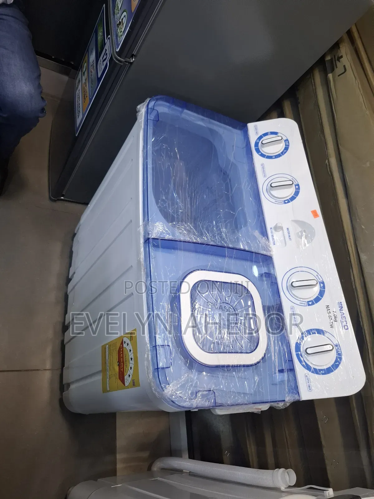 Nasco Six Star Energy Efficiency Washing Machine Semi Automatic 7kg